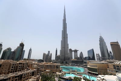 Some of the key rooms within the Address Downtown offer uninterrupted views of the Burj Khalifa and The Dubai Fountain. Chris Whiteoak / The National