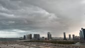 Clouds over Abu Dhabi, as seen from Reem Island. Gareth Cox / The National