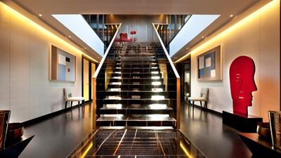 The Heron south penthouse entrance. Courtesy Ronson Capital Partners