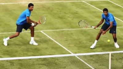 Mahesh Bhupathi, left, and teammate Rohan Bopanna, among others, got most of what they wanted from the All India Tennis Association. Matthew Stockman / Getty Images