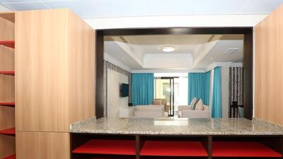 Individual buildings each contain a two-bed ground floor apartment, a mid-level three-bed and an upper-level one-bed with generous terrace space. Courtesy Chestertons