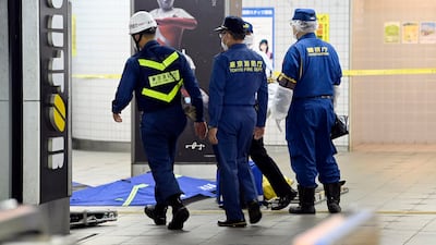 Public broadcaster NHK said the 36-year-old attacker told police he wanted to kill women who appeared happy. AP