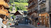 The busy summer season in Morzine has been disrupted by the G7 summit. Photo: Fatima Al Mahmoud / The National