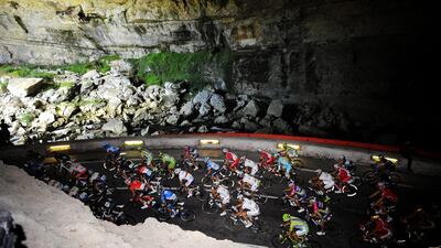 A pack of riders is on the way during the 16th stage of the 101st Tour de France, over 237.5-kilometre from Carcassonne to Bagneres-de-Luchon,in France, on July 22, 2014. Nicolas Bouvy / EPA