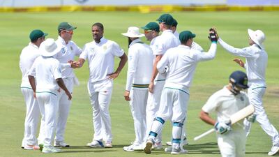 Rohit Sharma did not show enough staying power at Newlands, Cape Town. Ashley Vlotman / Getty Images