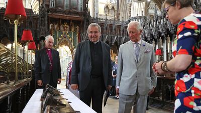 The couple were also in Exeter for the launch of The Royal College of Nursing’s Prince of Wales nursing cadet scheme in England..