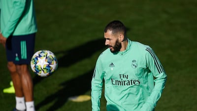 Real Madrid's French forward Karim Benzema. AFP