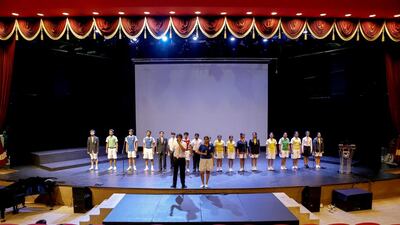 The production concludes with Oliver’s If only the world loved each other there'd be peace number. Antonie Robertson / The National