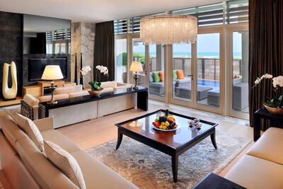 Suites at the Park Hyatt Abu Dhabi are extremely spacious. Photo: Park Hyatt Abu Dhabi