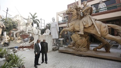 Over the decades, Ram has created some 200 statues, mostly in bronze.