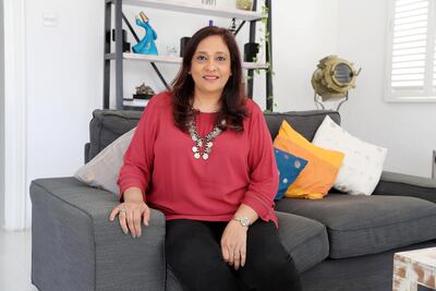 Kamini Kannan, who was stuck in Bangalore for more than four months when the borders were shut. Pawan Singh / The National