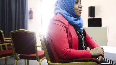 Arbia Slama has seen improvement in her autistic son, Chahin, since she managed to get him into Dubai Autism Centre. Lee Hoagland / The National