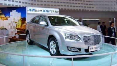 Beijing Auto Show -- 2010 -- The Hawtai B21. Daniel Bardsley / The National