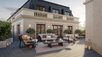 The apartment terrace.