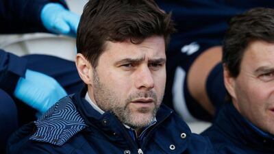 Tottenham Hotspur manager Mauricio Pochettino shown during his team's FA Cup match against Colchester United last weekend. Ian Kington / AFP / January 30, 2016