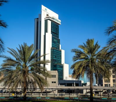 Mubadala building in Abu Dhabi. The company's $302 billion portfolio spans six continents. Victor Besa / The National