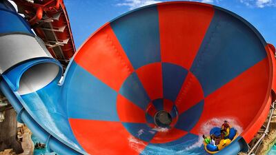 An attraction at Yas Waterwater. Courtesy Yas Waterworld
