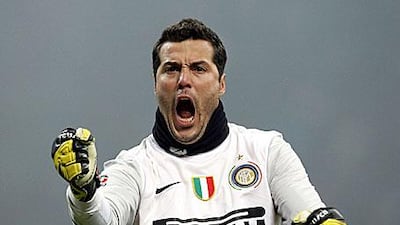 Julio Cesar, Inter's Brazilian goalkeeper, is arguably the world's best in his position.