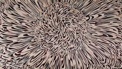 Mohammad Bozorgi at Ayyam, Martyred Child (Damascus). Courtesy Mohammad Bozorgi and Ayyam Gallery