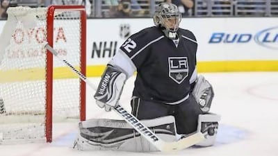 Jonathan Quick, left, got hot at the right moment for Los Angeles Kings to advance in the play-offs.