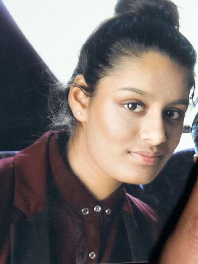 Shamima Begum before going to Syria. PA Media