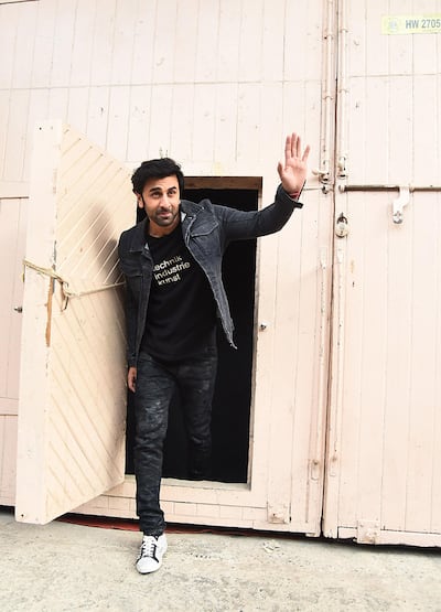 Indian actor Ranbir Kapoor poses for a picture during the promotion of the biographical Hindi film 'Sanju' in Mumbai. Sujit Jaiswal / AFP Photo