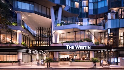 The hotel is in the city's central business district. Photo: Westin Brisbane
