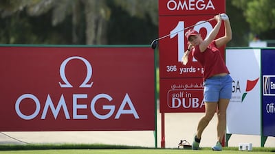 Charley Hull will be aiming to win her first Omega Dubai Ladies Masters title at her fourth attempt. Courtesy Omega Dubai Ladies Masters