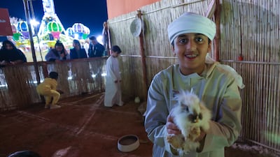 The petting zoo at Liwa Village
