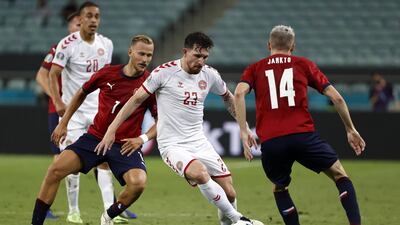 Key player as Denmark dominated in the middle and reached the semi-final of a major tournament for the first time since Euro ’92 – which they won. Struggled in the last ten minutes and looked exhausted but ran himself into the ground and still created chances. EPA