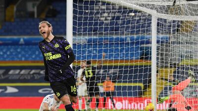 Jeff Hendrick, 6 - He got through more than his fair share of defending in the opening half hour, but he crept in at the back post to calmly steer beyond Meslier and into the far corner to put his side ahead. EPA