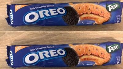 Mysterious import: Oreo Orange Tang. Courtesy GB Gifts