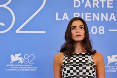 Saja Kilani who plays first responder Rana Faqih in the film. Reuters