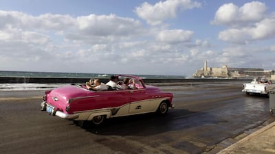 Tourists often visit Cuba for the opportunity to admire and ride in classic cars. Javier Galeano / AP Photo