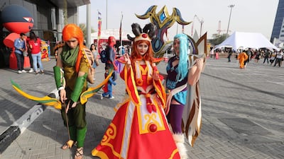 Cosplay inspired by online multiplayer games. AFP