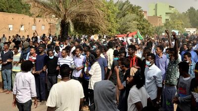 Sudanese protesters hold an anti-government demonstration in Khartoum on January 17, 2019. Reuters