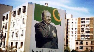 A poster of Abdelaziz Bouteflika in the city of Constantine. Lindsay Mackenzie for The National