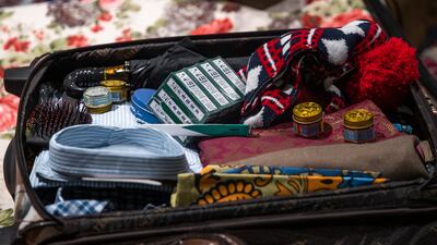 'Vaadaka' by Sree is an installation consisting of two rooms and a telephone booth.