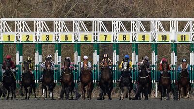 Authorities cancelled all horseracing in Britain on Thursday after an equine flu outbreak. Getty