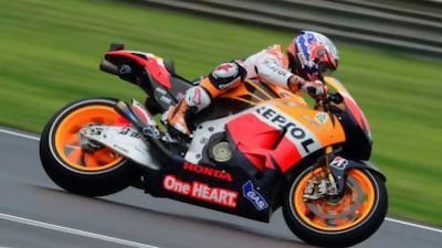 After he retired from MotoGP last year, Australian rider Casey Stoner will test ride next month. Javier Soriano / AFP