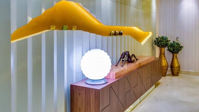 While the penthouse is sky high, so is its price – coming in at Dh55 million. Courtesy Knight Frank