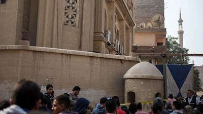 Local media said the dead attacker had been wearing an explosive belt, and that two other bombs had been defused near the church. Mohamed Hossem / EPA