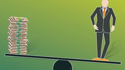 Can universal basic income ever provide more than a buffer? Illustration by Álvaro Sanmartí / The National