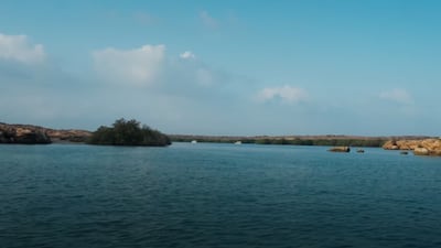 Set in 2016, Farasan Boat: 128 KM Away from Anchorage follows three friends Ali, Mohammed and Abdulaziz as they take a fishing trip around Farasan Island in Saudi Arabia. Photo: Red Sea International Film Festival