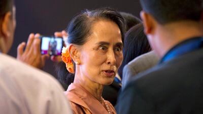 Dublin has voted to revoke Aung San Suu Kyi's Freedom of Dublin City award. AP Photo/Thein Zaw