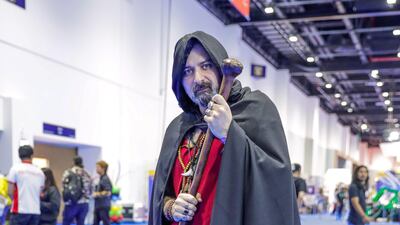 Bashar Nizam as The Wizard. Victor Besa / The National.