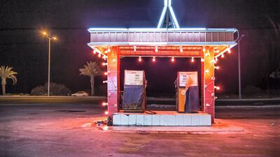 Gas Station Leadlight. Courtesy Ahmed Mater