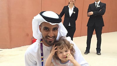 Khaled Saad, a chemist at Abu Dhabi Oil Refining Company, volunteered for the recently concluded Milan Expo. Courtesy Khaled Saad