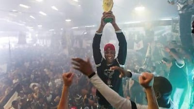 Twenty-two thousand supporters followed the Corinthians to Japan for the Club World Cup. SEBASTIAO MOREIRA / EPA