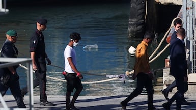 More than 70 per cent of rejected asylum seekers do not leave the EU. Reuters